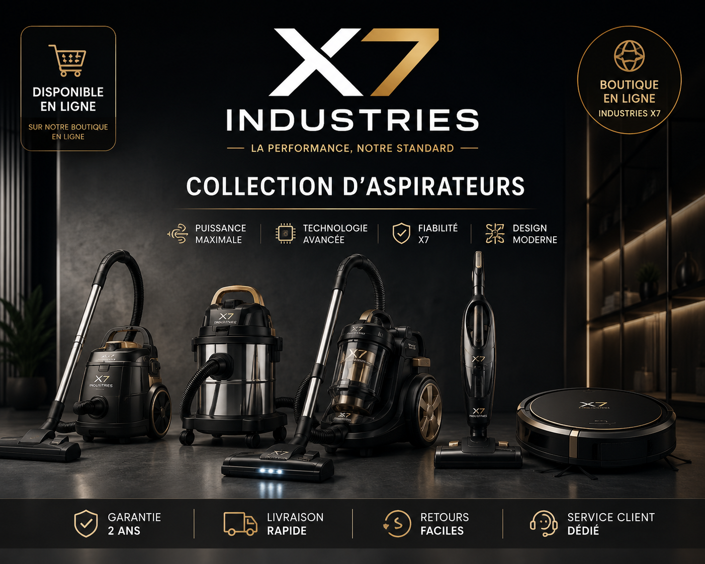 Industries X7 – La Puissance du Nettoyage Nouvelle Génération