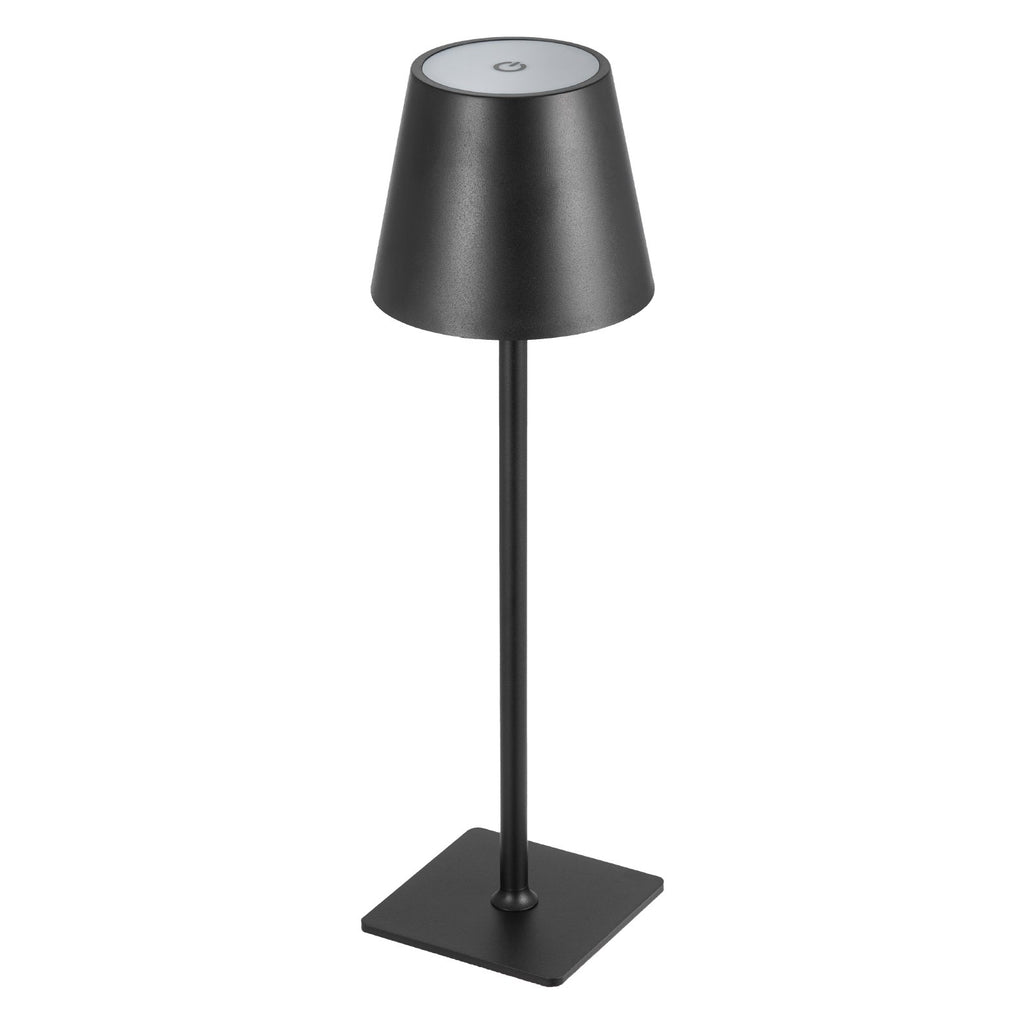 Cordless Table Lamp 2-Pack 5200mAh Built-in Rechargeable Battery Desk Lamp Black