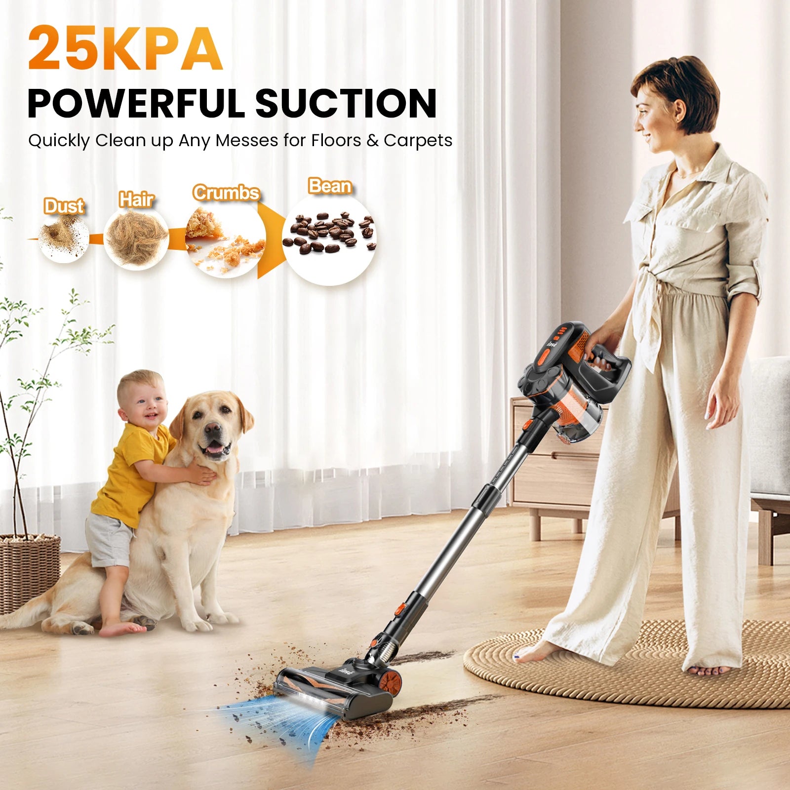 Powerful Suction
